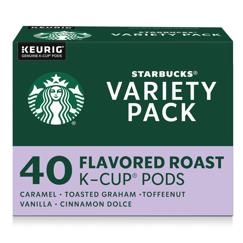 Starbucks caramel-flavored coffee pod for smooth, buttery notes at home.