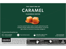 Starbucks Caramel K-Cup Pod ingredients closeup highlights flavor-forward profile.
