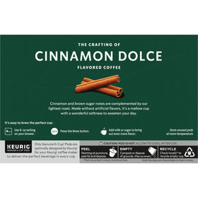 Starbucks Cinnamon Dolce flavor notes of cinnamon and brown sugar.
