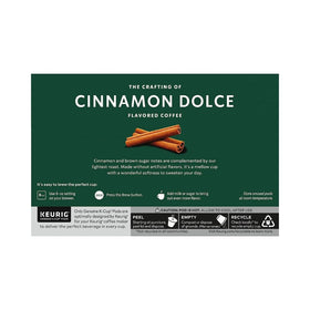 Starbucks Cinnamon Dolce on shelf signals easy flavor at home or office.