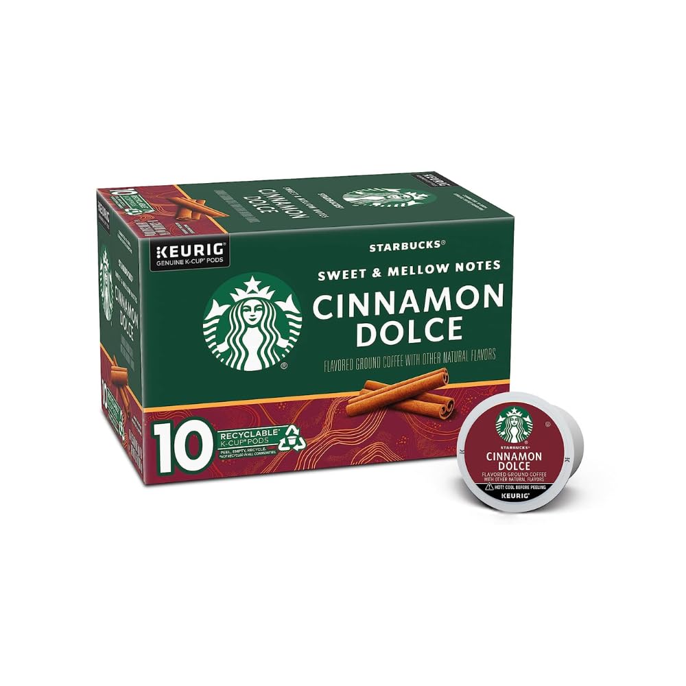 Starbucks Cinnamon Dolce packaging unboxing demonstrates gift-ready presentation.