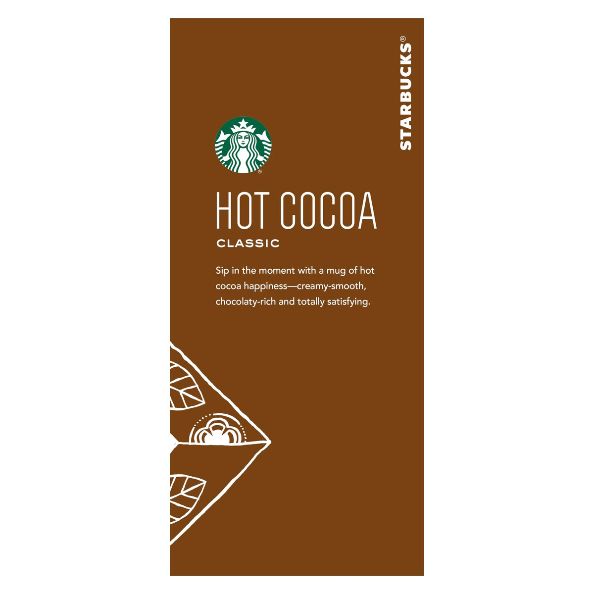 Pouring Starbucks Classic Hot Cocoa into a mug for a cozy moment.