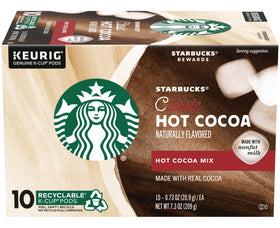 Two-box Starbucks cocoa packaging with 20 pods ready for daily use
