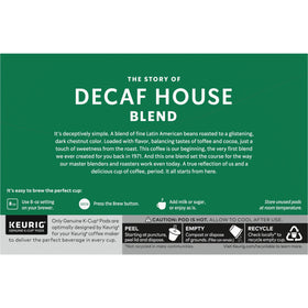 Starbucks Decaf House Blend aroma hints of toffee and cocoa
