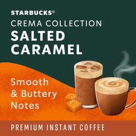 Starbucks Crema Instant foam forming as it is stirred.