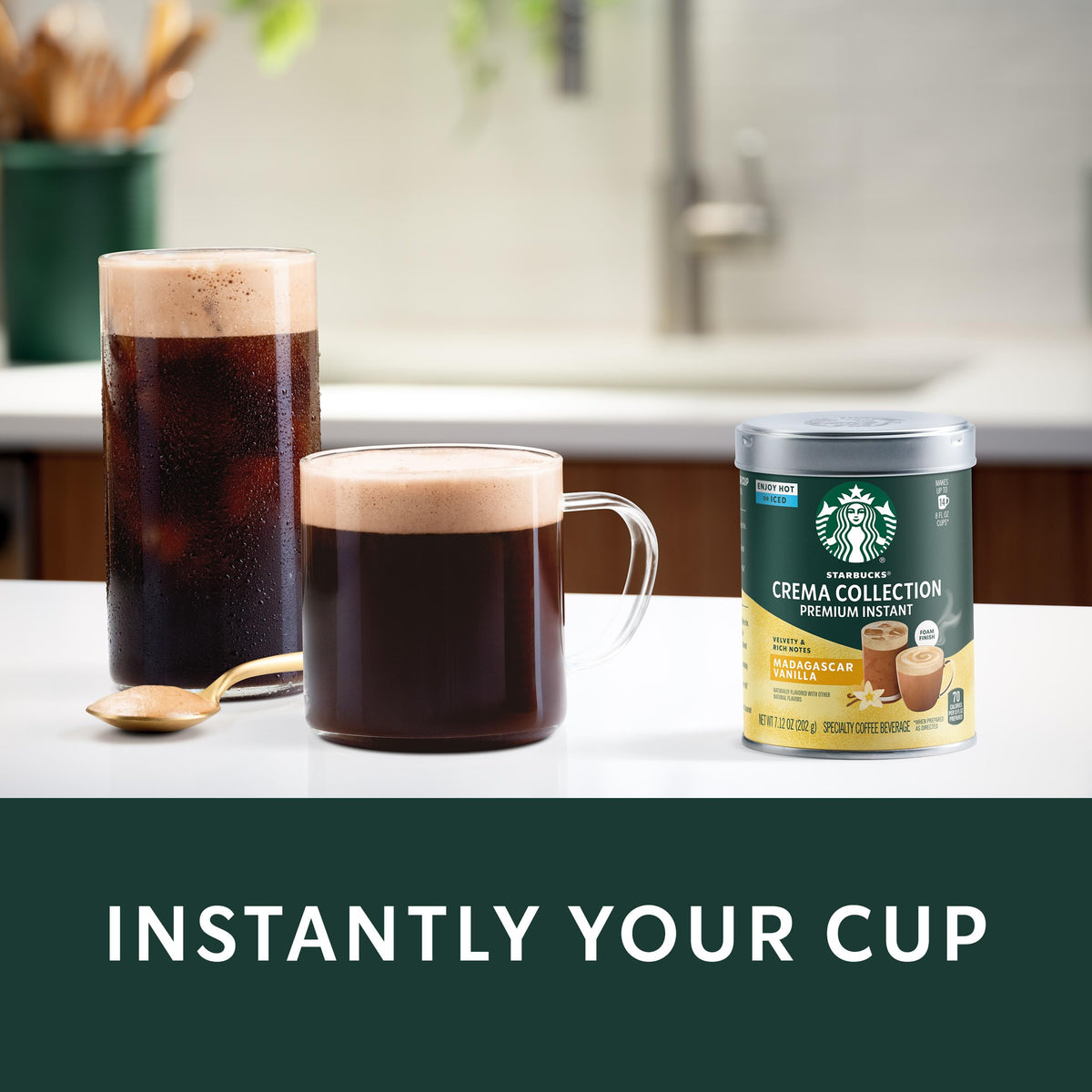 Starbucks Crema Madagascar Vanilla three-tin pack for versatile home coffee moments.