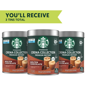 Starbucks Crema Molten Chocolate frothy cup demonstrates café-like crema at home