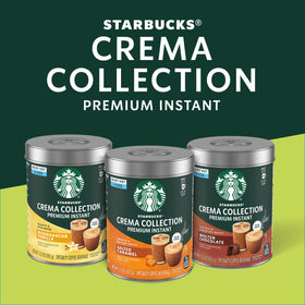 Starbucks Crema Madagascar Vanilla latte art-ready foam for barista-style indulgence.