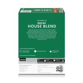 Starbucks Decaf House Blend box of pods for pantry.