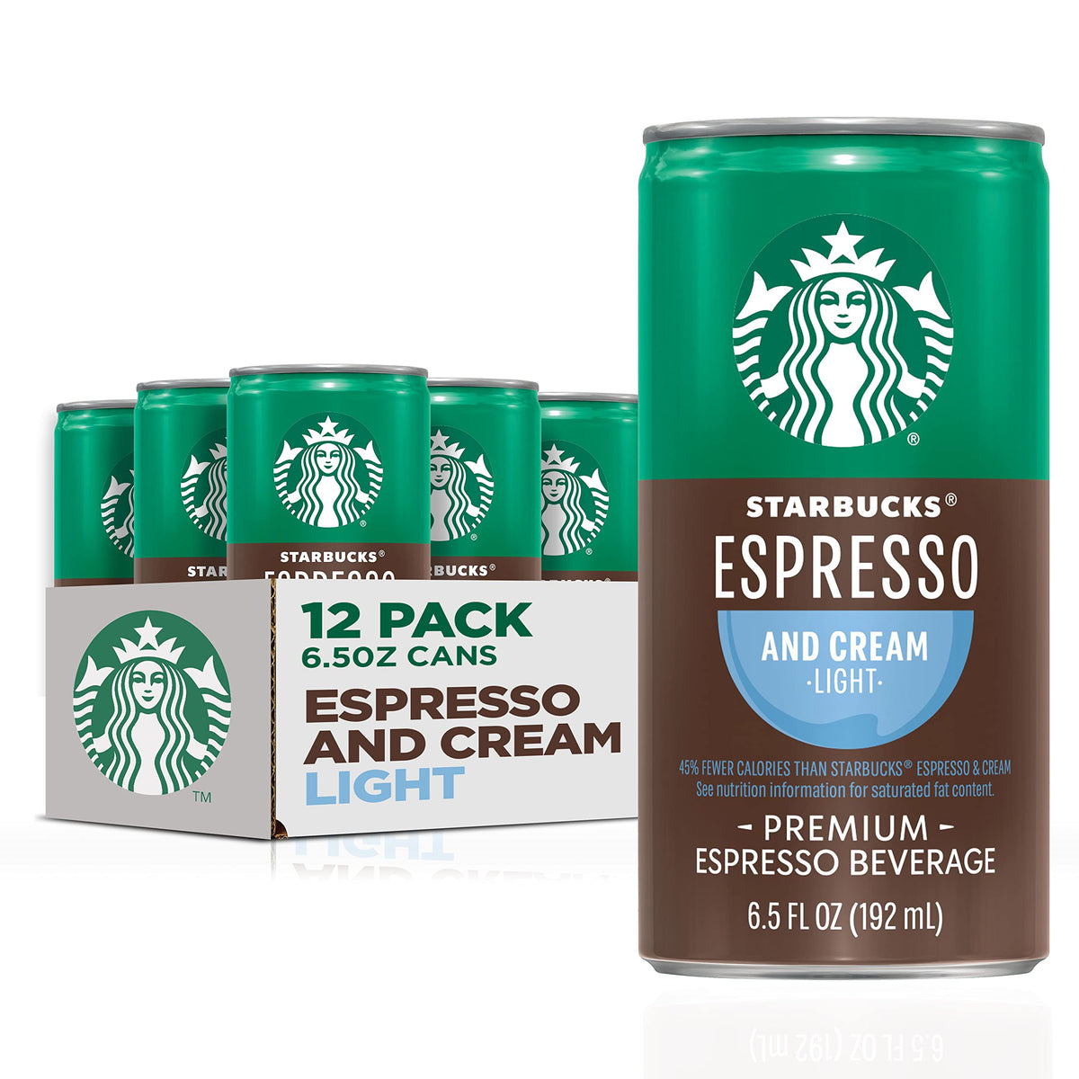 Starbucks Espresso Cream Light can ready for busy mornings.