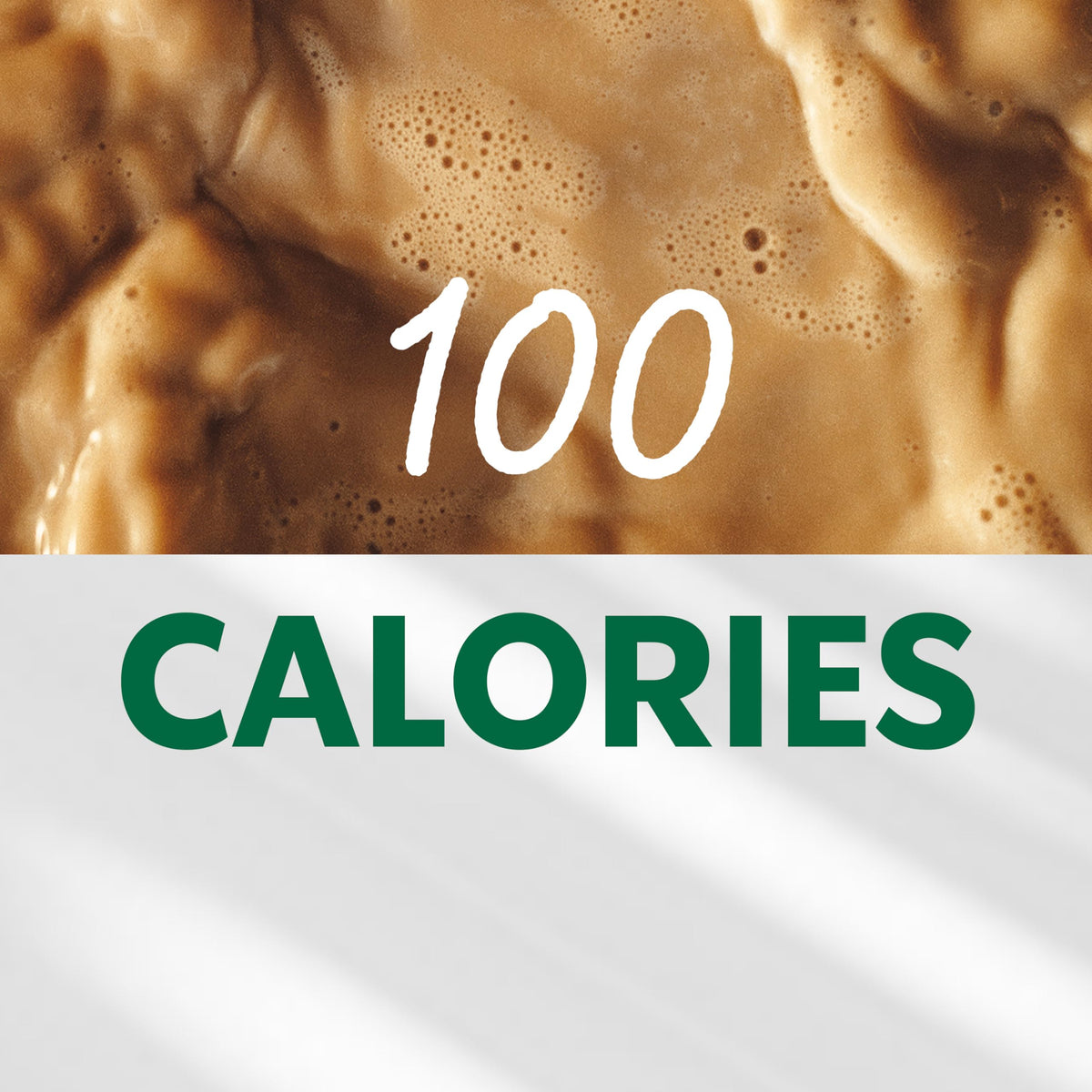 Chocolate hazelnut gelato flavor swirl in a Starbucks Frappuccino Lite image