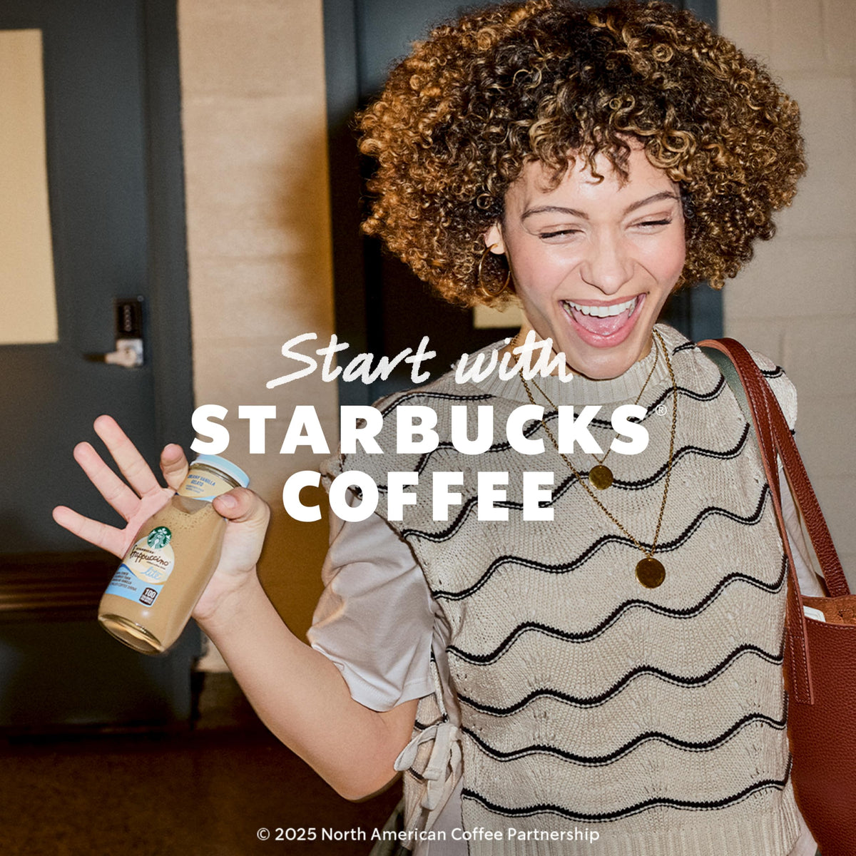 Ice-cold Starbucks Frappuccino Lite in a glass showcases refreshing, ready-to-drink appeal