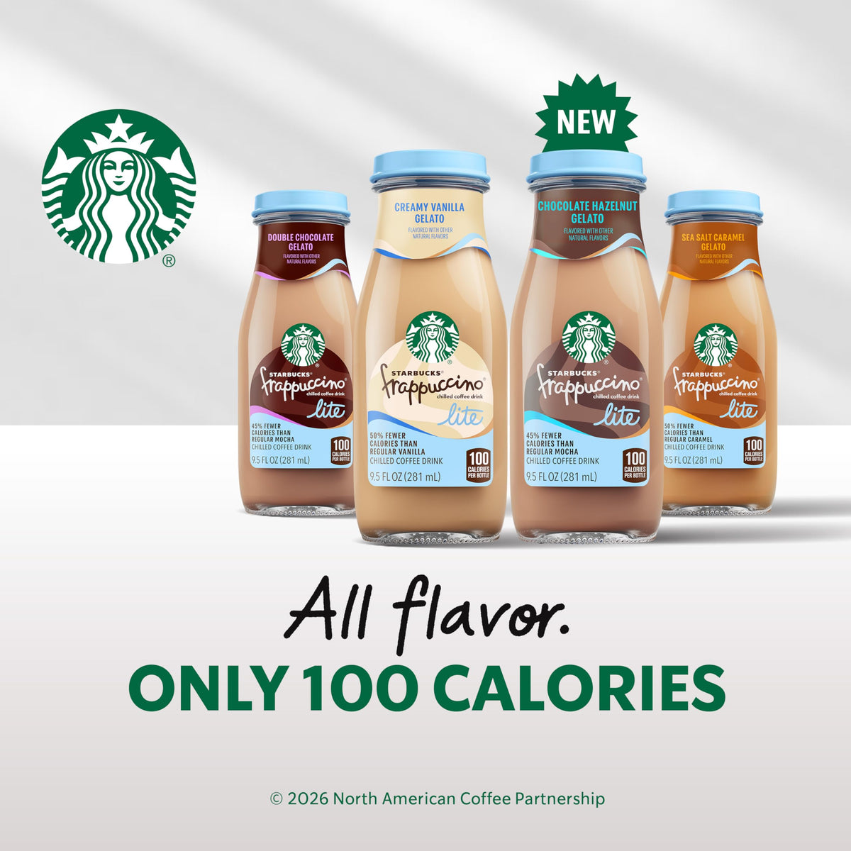 Pouring Starbucks Frappuccino Lite into a glass reveals a smooth, creamy texture