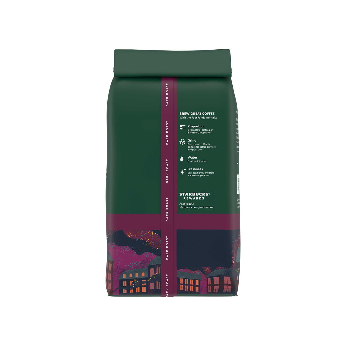 Starbucks French Roast coffee jar for freshness and convenience.