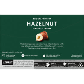 Starbucks Hazelnut K-Cup pod ready for daily use.