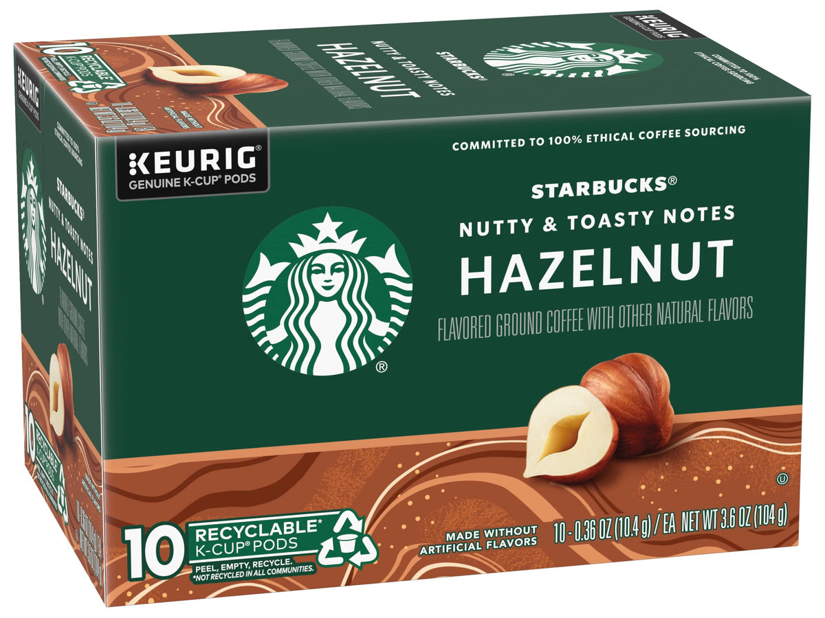 Starbucks Hazelnut K-Cup box-front—two-box set value