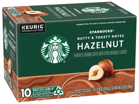 Starbucks Hazelnut K-Cup box-front—two-box set value