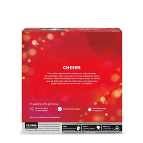 Starbucks Holiday Blend cup with steaming mug inviting cozy mornings.