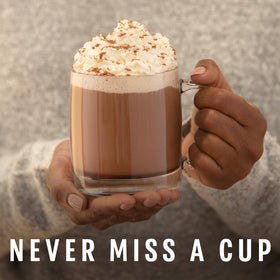 Starbucks Hot Cocoa K-Cups, Keurig brewer ready for quick indulgence.