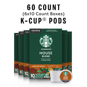 Starbucks House Blend aroma close-up, showcasing balanced flavor.