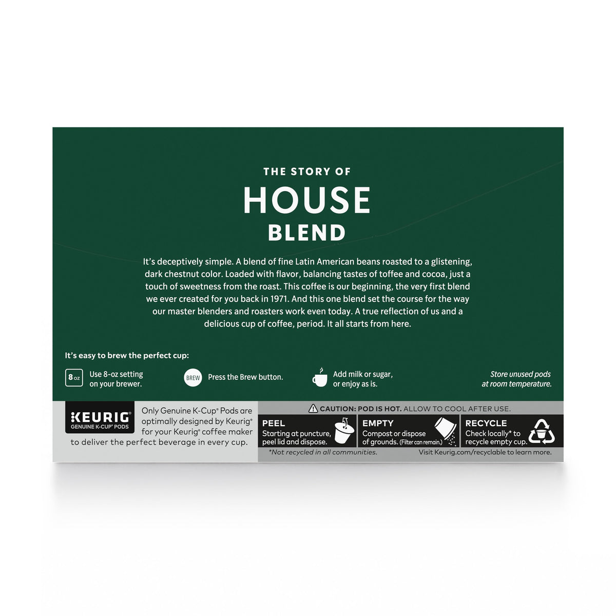 Starbucks House Blend daily ritual in a mug.