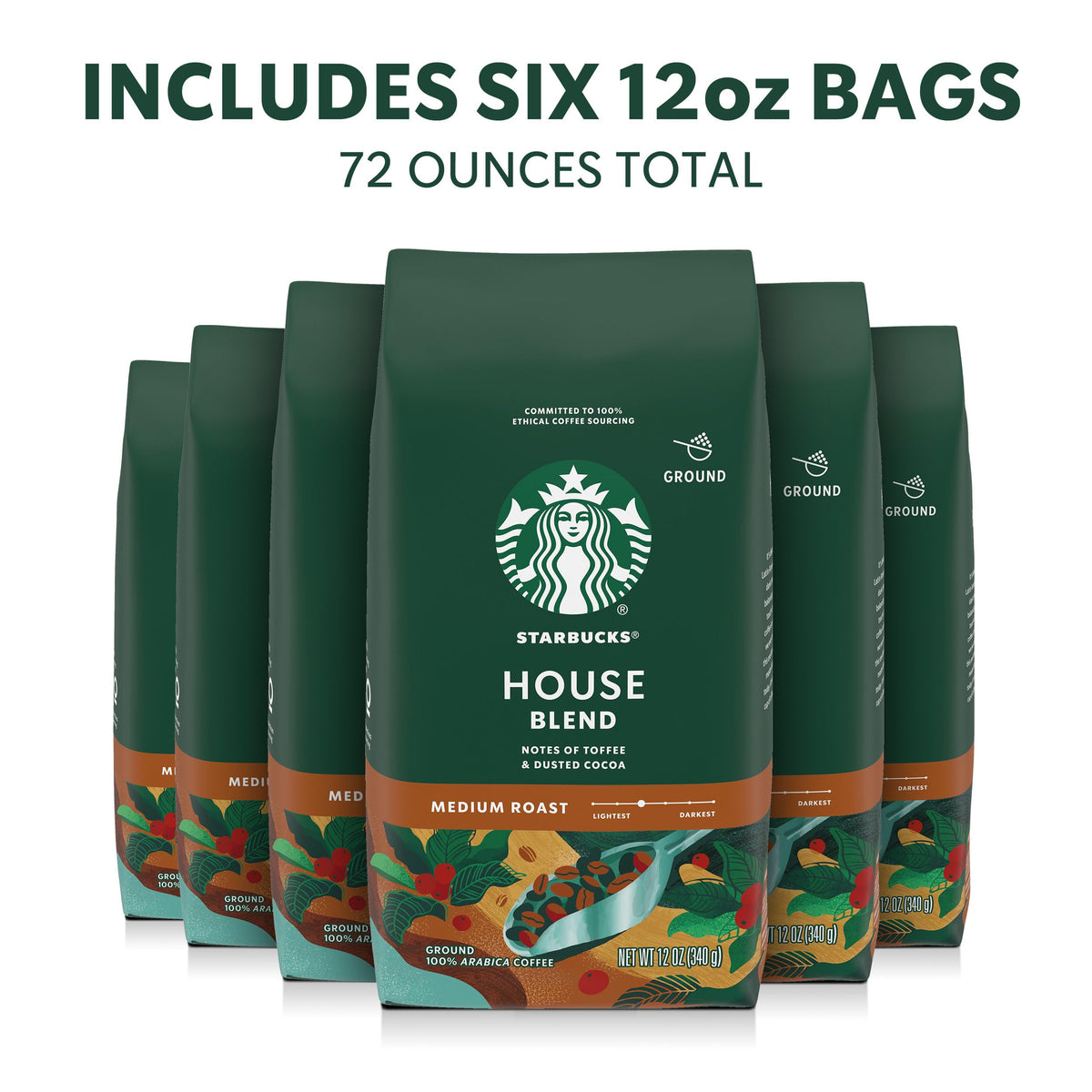 Starbucks House Blend morning cup showcasing balanced flavor for a steady start.