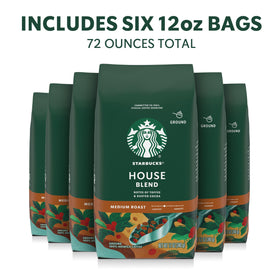 Starbucks House Blend morning cup showcasing balanced flavor for a steady start.