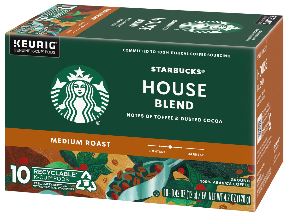 Two boxes of Starbucks House Blend for convenient home brewing