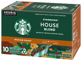 Two boxes of Starbucks House Blend for convenient home brewing