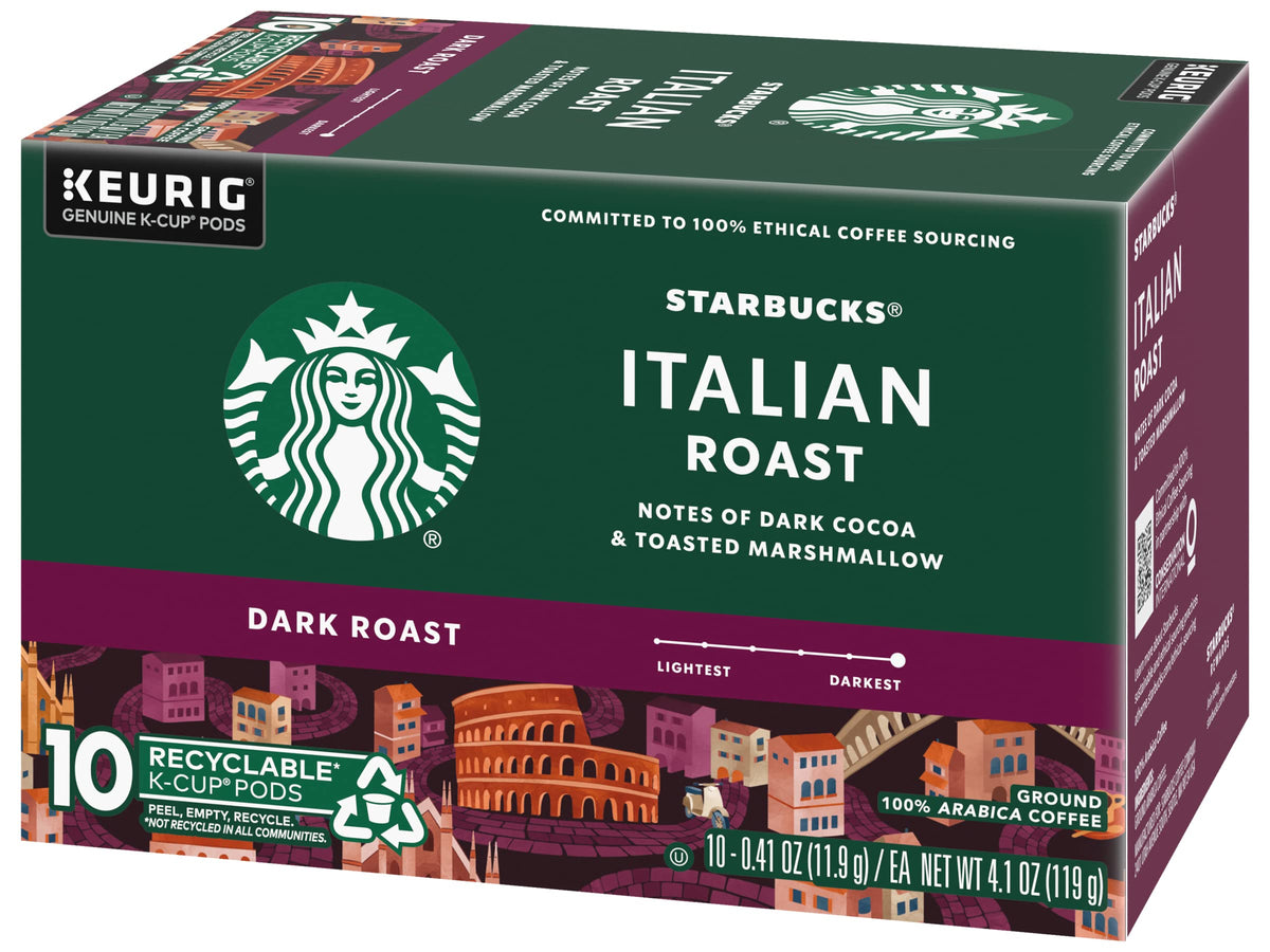 Pods ready for quick insert and a fast, convenient morning brew with Starbucks.