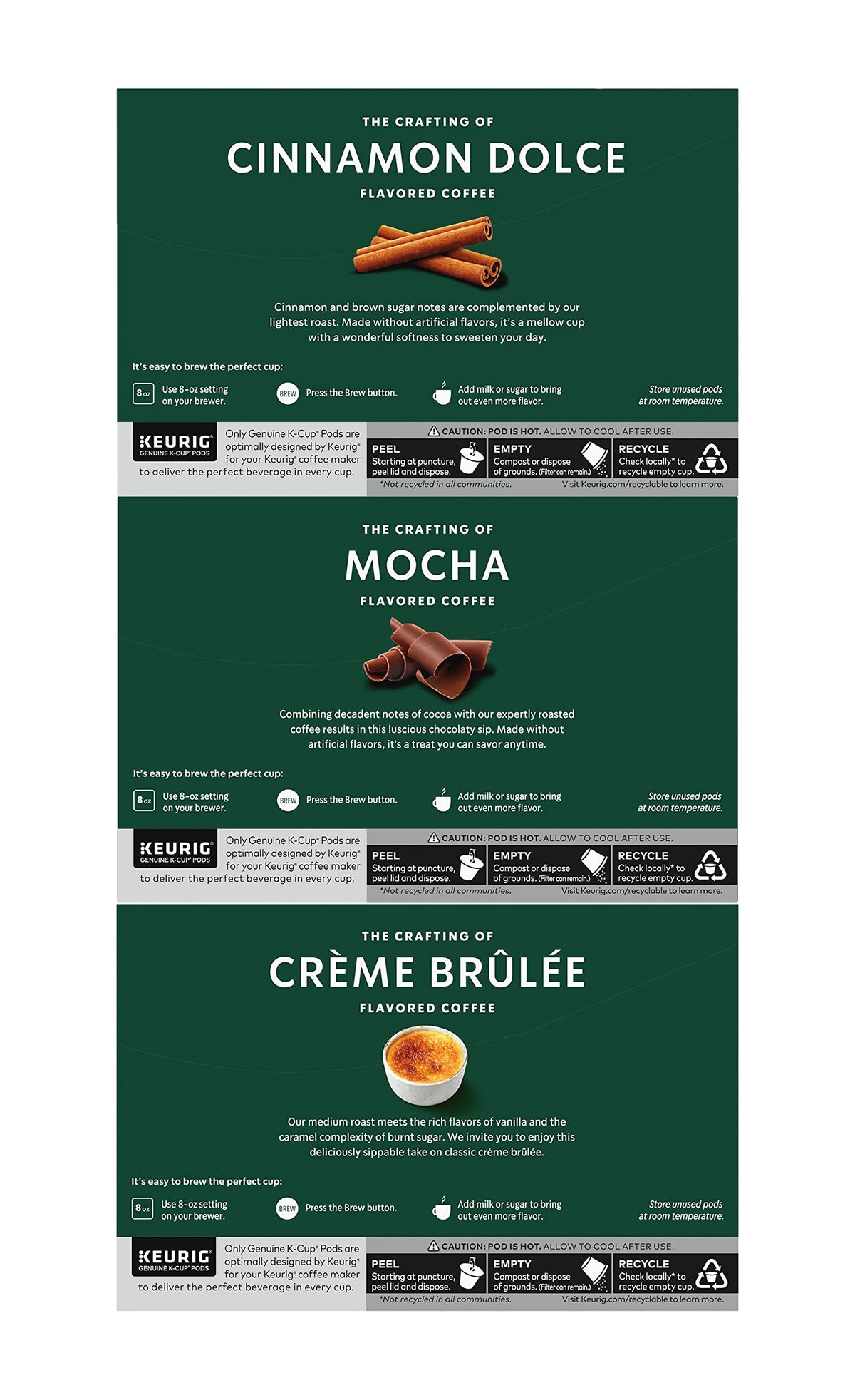 Starbucks Caramel K-Cup pod highlighting smooth caramel sweetness