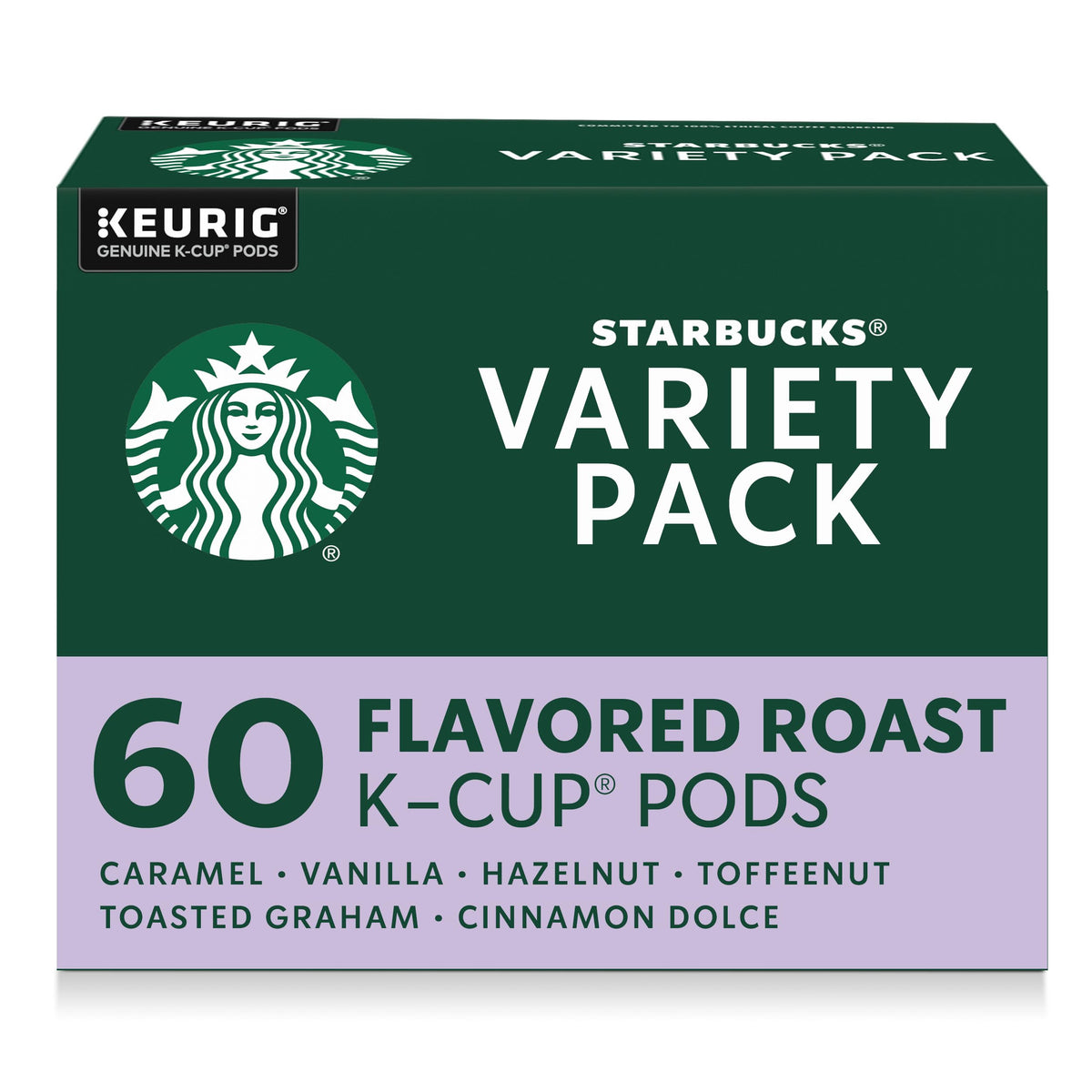Starbucks K-Cup variety pod pack ready for quick, flavorful home brews.