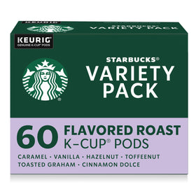 Starbucks K-Cup variety pod pack ready for quick, flavorful home brews.