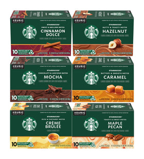 Starbucks K-Cup variety pack front view for quick home brewing