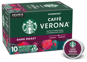 Starbucks Veranda light-roast K-Cups with bright, approachable aroma
