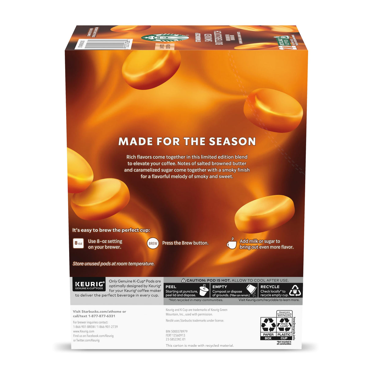 Starbucks limited-edition label signals exclusive fall flavor run.