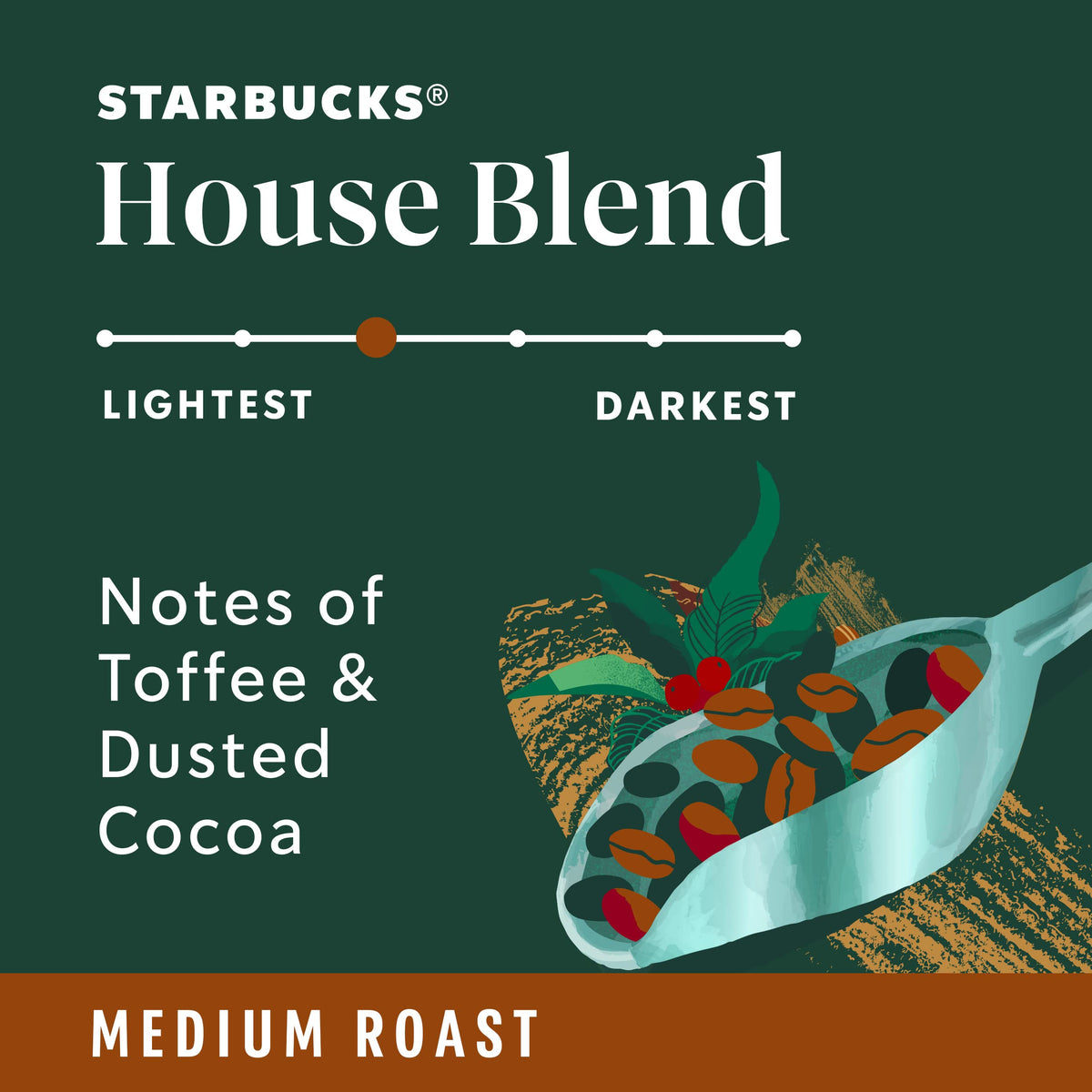 Starbucks medium roast K-Cup pods, quick office coffee.