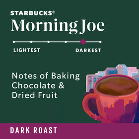 Starbucks Morning Joe beans suitable for French press, drip, or pour-over.