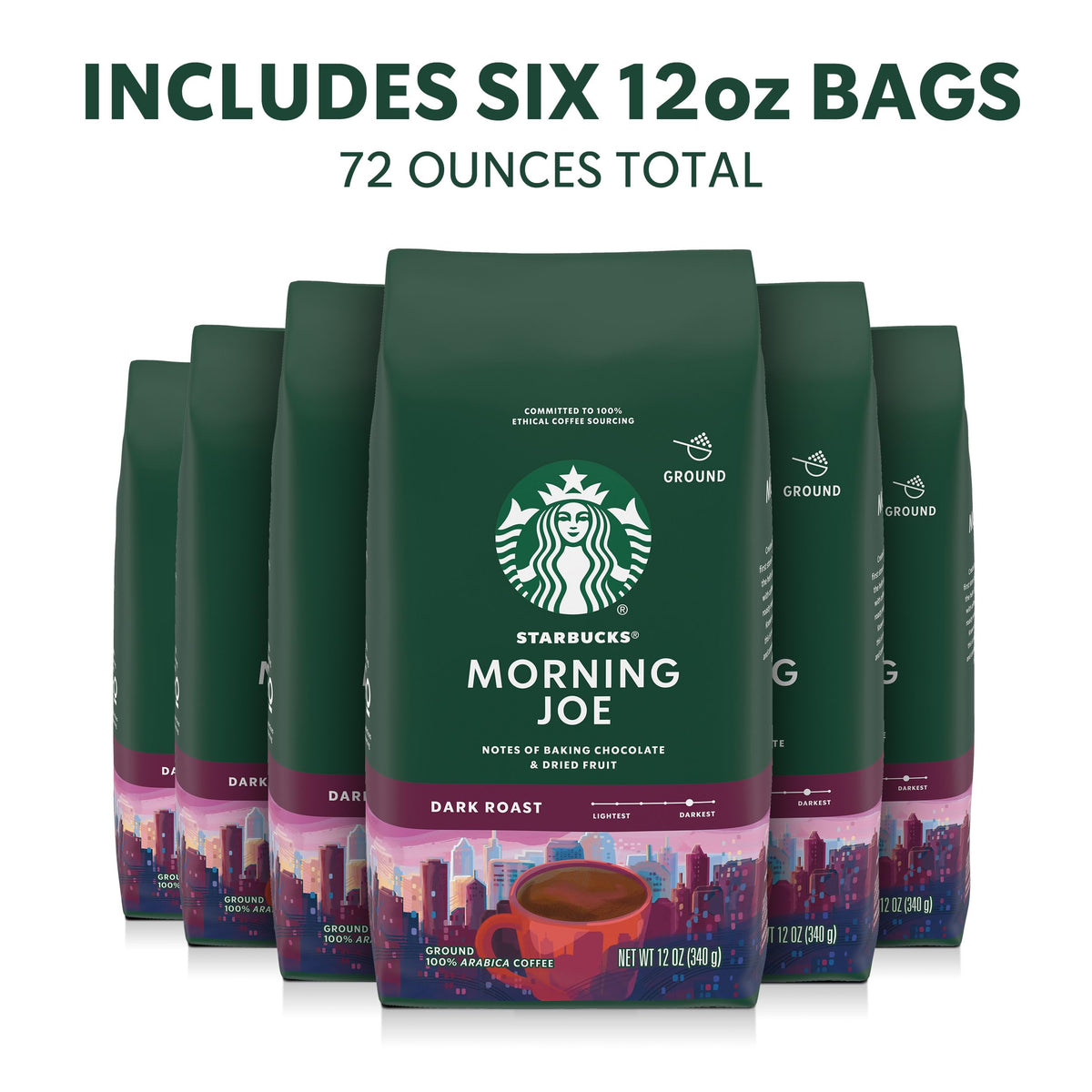 Starbucks Morning Joe rich mouthfeel with baking chocolate notes.