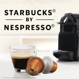 Starbucks Breakfast Blend pod close-up, premium Arabica for a smoother cup.