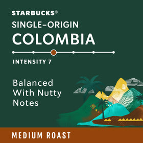 Starbucks Nespresso Colombia pods brewed as espresso or lungo