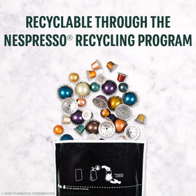 Starbucks by Nespresso Europe packaging stamp signaling freshness and roast origin