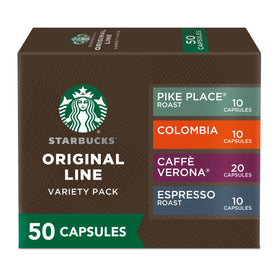 Starbucks by Nespresso Original Line intense pack pods for premium at-home espresso
