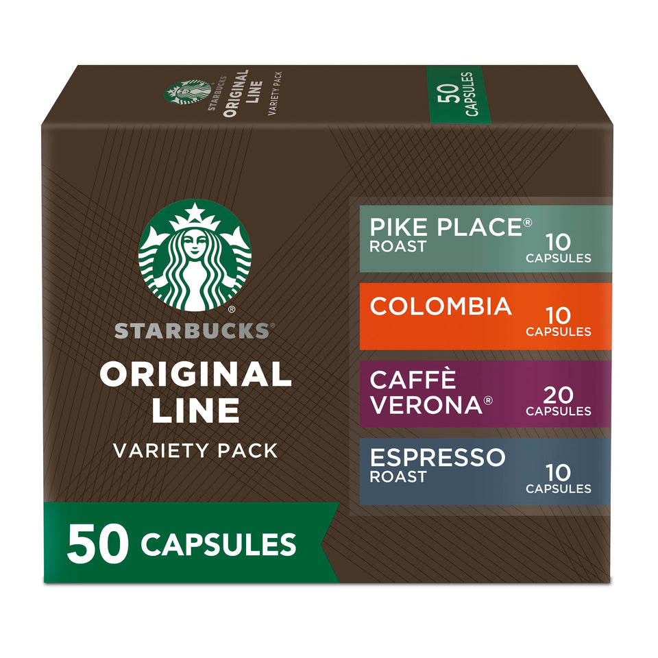 Starbucks by Nespresso Original Line intense pack pods for premium at-home espresso