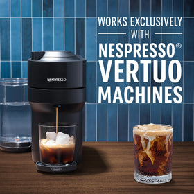 Starbuck s by Nespresso Vertuo 8-box assortment displayed on kitchen counter