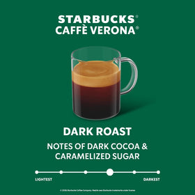Cup of Verona coffee brewed to a 7.77 oz cup