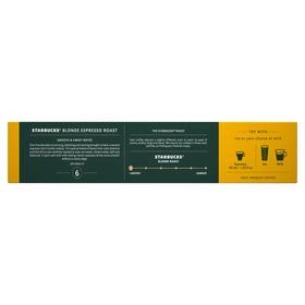 Starbucks by Nespresso VertuoLine compatibility graphic showing seamless machine pairing