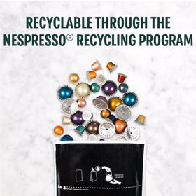 Starbucks by Nespresso Vertuo recyclable aluminum capsules packaging