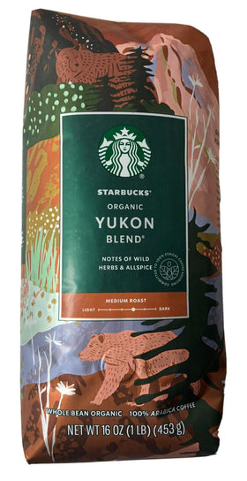 Starbucks Organic Yukon Blend bag — rich aroma for everyday morning brew