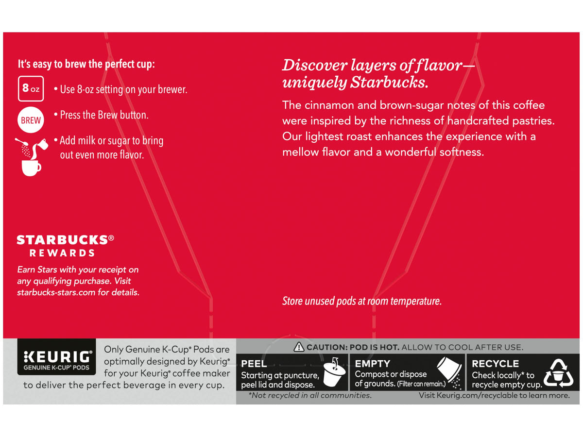Starbucks pack of 2 boxes K-Cup for steady home supply